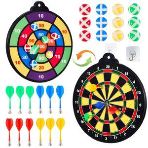 lot 15959 image: HELLO PAPAYA Magnetic Dart Board - 12Magnetic Darts12Sticky Balls Or 2 Toy Gun40 Foam Dart,Fun for Family Game and Party with Friends, Christmas Birthday Gifts Toys for 3-12 Year Old Boys - Retail $20