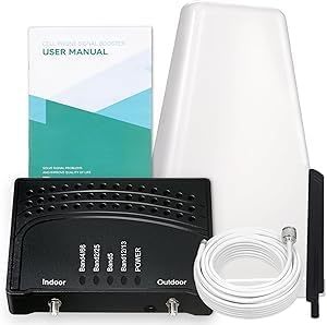 lot 15974 image: Cell Phone Booster for Home,Up to 2000 sq ft,Cell Phone Signal Booster with Band 6625245121317,Boost 5G 4G Data for All U.S. Carriers FCC Approved Cell Booste