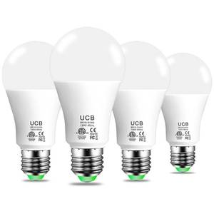 lot 15977 image: UCB Alexa Light Bulb 130W Equivalent, Smart Light Bulbs Warm White to Daylight Tunable, A19 E26 Bluetooth LED Bulbs Work with Alexa Only for Bedroom Kitchen Living Office No WiFi Required 4 Pack - Retail $21
