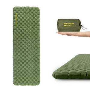 lot 15982 image: Naturehike Insulated Inflatable Sleeping Pad 27oz, 4.6R Ultralight Backpacking Sleeping Pad XL, NKTR�� AIR Lightweight Sleeping Mat for Camping, Hiking - Retail $90