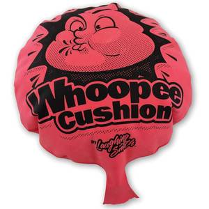 lot 16008 image: Laughing Smith Jumbo Sized 16 inch Whoopee Cushion - Giant Whoopee Fart Toy for Kids - Makes Great Big Mega Woopie Fart Sounds - The Funniest Fart Game, Joke or Gag Gift Woopy Cushions