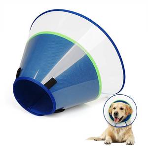 lot 16014 image: Dog Cone Collar with Soft Liner to Stop Licking, Elizabeth Recovery Collar After Surgery for Large Medium Dogs, Comfortable Pet Head Cone Alternative for Neutering Spay Injury (M) - Retail $28