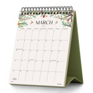 lot 16019 image: Jotsome Small Desk Calendar 2026-2027, 16 Months Standing Flip Calendar (6x7.5) from March 2026 to June 2027, Double-Sided Design Aesthetic Desk Calendar with To Do List, Gift for the Holidays - Retail $16