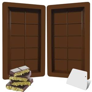 lot 16051 image: ONE Pack Deep Chocolate Bar Molds, 1Inch Thick Chocolates Bar Molds, Extra Large And Thick Chocolate Molds for Filling Dubai Pistachio Chocolate Bar