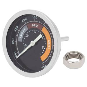 lot 16056 image: Smoker Temperature Gauge for Oklahoma Joes Smokers, 3695528R06, Grill Thermometer Accessories for Most 1316-inch Opening Charcoal Gasgrill, BBQ Temp Gauge, Silver - Retail $13