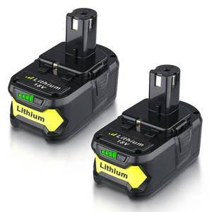 lot 16057 image: FERRYBOAT 2 Packs P108 7.0Ah Replacement for Ryobi 18V Battery P107 P105 P104 P103 P102 Compatible with Ryobi P108 Battery 18V System Cordless Tools - Retail $52