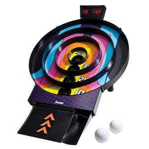 lot 16086 image: Pre Owned,Powers On May or is Missing Pieces Franklin Sports Whirl Ball Arcade Game - Game Room Ready Tool Free Arcade Game - Auto Scoring Electronics with Arcade Ball Return Ramp Great for Kids and Family Fun - Retail $32