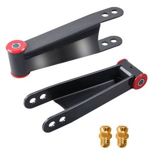 lot 16088 image: Piodelo 2-3 Inch Suspension Rear Drop Lowering Shackles Kit Compatible with 2001-2010 Chevy Silverado GMC Sierra 1500HD 2500HD 3500HD 2WD 4WD Replace 410730 (2PCS) - Retail $31