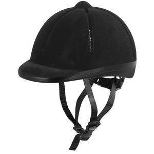 lot 16097 image: Adjustable Horse Riding Kids Helmet Equestrian for 2 to 6 Years Old, S Size and Head Size 49 to 55cm (Black) - Retail $38