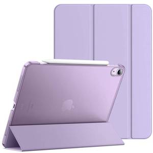 lot 16112 image: JETech Case ONLY for iPad Air 11-Inch M3M2 (20252024), iPad Air 54 (20222020 5th4th Generation 10.9-Inch), Slim Stand Hard Back Shell Cover with Auto WakeSleep (Light Purple) - Retail $12