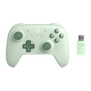 lot 16124 image: 8BitDo Ultimate 2C Wireless Controller for Windows PC and Android, with 1000 Hz Polling Rate, Hall Effect Joysticks and Triggers, and Remappable L4R4 Bumpers (Green) - Retail $25
