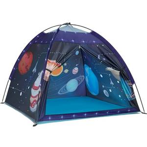 lot 16146 image: Mnagant Space World Play Tent-Kids Galaxy Dome Playhouse for Boys and Girls Imaginative Play Popup Tent for Kids IndoorOutdoor Fun,Perfect Kid��s Gift- 47 x 47 x 43 - Retail $24