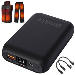 lot 16152 image: Heated Vest Battery Pack 7.4V 16000mAh Compatible with ORORO and Venustas, Rechargeable Power Bank for Heated Vest Heated Jackets with LED Display (7.4V 16000mAhDC Adapter) (4.371.142.76) - Retail $30