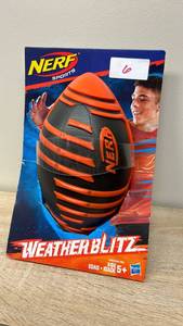 lot 6 image: NERF Sports Weather Blitz Football - Retail $20