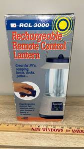lot 31 image: RCL 3000 Rechargeable Remote Control Lantern - Retail $25