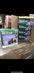 lot 37 image: Westek LED Under Cabinet Grow Light Strip - 12ft4 packs. Menards still sells these at $30 per box - Retail $119