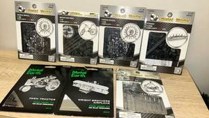 lot 48 image: 3D Metal Model Kit Collection - Famous Vehicles & Structures - Retail $99