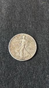 lot 57 image: 1944 Walking Liberty Half Dollar mint mark D -
