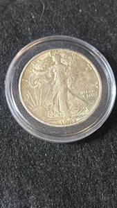 lot 59 image: 1945 Walking Liberty Half Dollar Mint Mark S