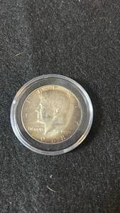 lot 62 image: 1968 Kennedy Half Dollar in Protective Case Mint Mark D 40% silver