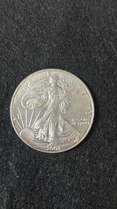 2002 American Silver Eagle Dollar 1 oz FINE SILVER
