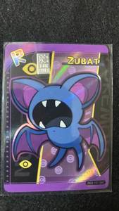 lot 93 image: Pokemon Zubat Topps Chrome Trading Card with .999 Silver gr