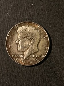 lot 101 image: 1968 40% Silver Kennedy Half Dollar