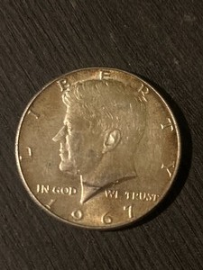 lot 103 image: 1967 Silver Kennedy Half Dollar