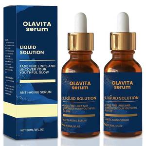 lot 35435 image: Olavita Serum, Olavita Liquid Solution Anti Aging Serum, Vitamin C & E Serum, Boosts Skin Collagen Production, Diminishes Fine Lines & Wrinkles For A Youthful Glow (2pcs) - Retail $20
