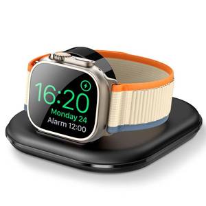 lot 35471 image: for Apple Watch Magnetic Charging Dock - Fast Magnetic Charger Stand, Compatible with Apple Watch Series 2345678910Ultra 1 2, Supports Nightstand Mode, Portable Design for Travel - Retail $12