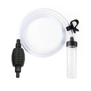 lot 35495 image: 5ft-S Aquarium Siphon Vacuum Cleaner for Fish Tank Cleaning Gravel & Sand - Retail $13