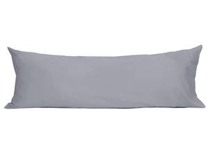 lot 35506 image: Sunflower Body Pillowcase 100% Cotton Long Pillow CoverCase Envelope Closure 1 Pack, 20X54 inches Frost Gray, Soft and Breathable - Retail $14