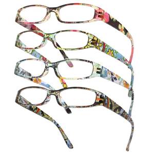 lot 35508 image: 4.0 Readers for Women, Blue Light Blocking Reading Glasses, Stylish Reading Glasses for Women in 4 Patterns - Retail $12