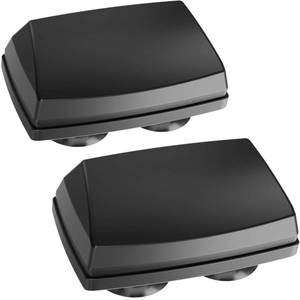 lot 35519 image: 1 Pack EZ Pass Holder & Cover with Super Strong Suction Cups for Car Windshield Ezpass Mount Holder Toll Pass Transponder iPass Holder All Black - Retail $22