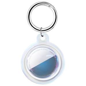 lot 35554 image: IPX8 Waterproof for Apple for Airtag Holder, for Airtag Keychain, for Air Tag Case GPS Item Finders Accessories, Anti-Scratch Full Body Protective for Air Tags Holder, Clear Colorful - Retail $5