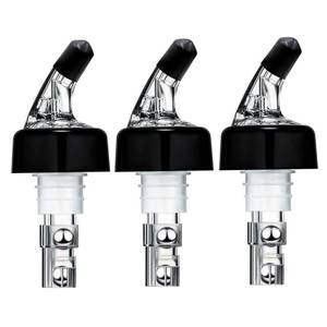 lot 35597 image: 3 Pack Measured Liquor Pour Spout, Liquor Bottle Pourers, Measure Pour Spout for Liquor Bottles, Bottle Pourers for Alcohol, Shot Pourer Cocktail Liquor Dispenser Bar Bartending Tool -1oz30ml - Retail $7