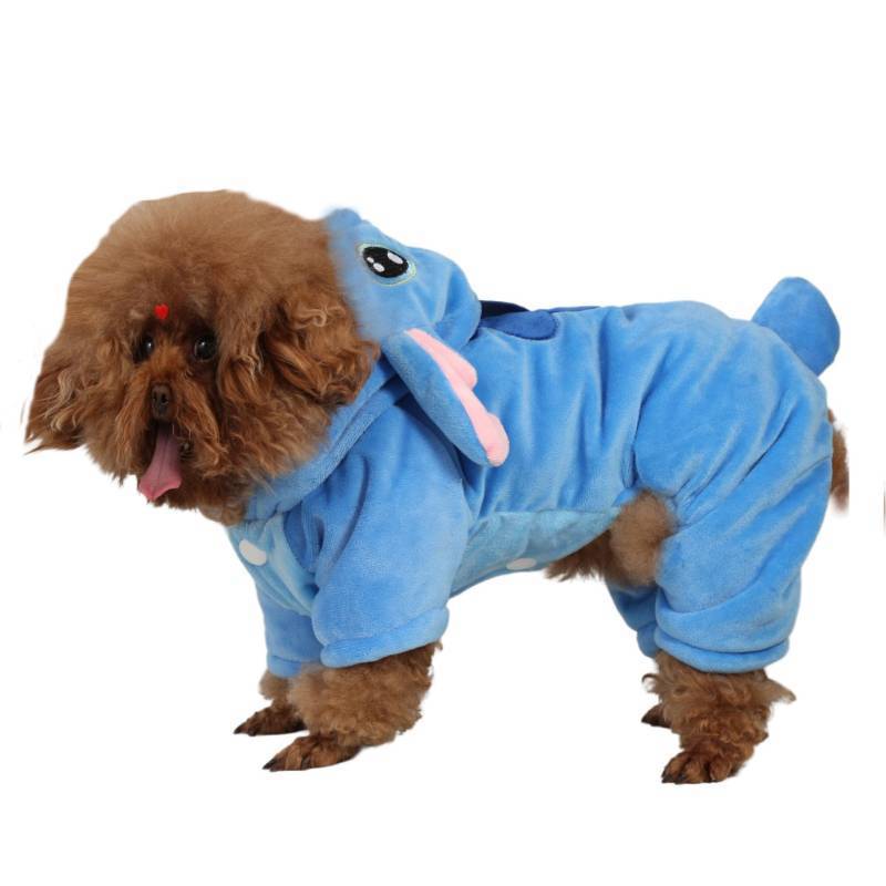 lot 25602 image: Pet Costume Dog Hoodies Pet Xmas Pajamas Outfit, Pet Coat for Small Medium Large Dogs Cats Winter Cartoon Coat for Party Halloween Christmas - Retail $20