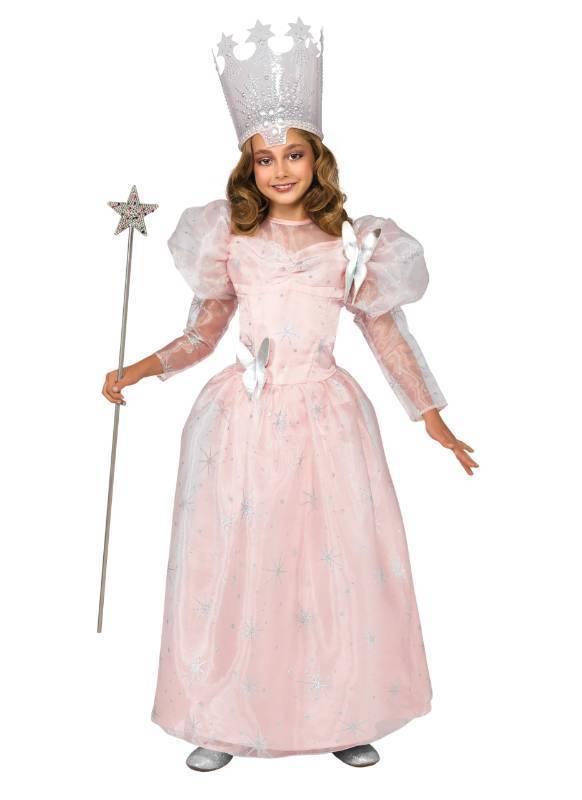 lot 25625 image: Rubies The Wizard of Oz Glinda Deluxe Costume for Kids, Girls Small - Retail $36