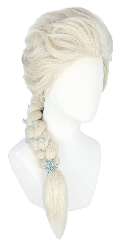 lot 25635 image: Cosplay Wig Blonde6 Hairpins Long Braid Hair Halloween Costume Princess Wigs - Retail $24