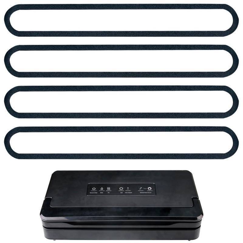 lot 25292 image: 4 Pack Foam Replacement Gaskets compatible with Anova Culinary Precision Vacuum Sealer Pro, Replacement Gaskets for Anova Culinary Precision Vacuum Sealer Pro (12.8  1.56  0.35) - Retail $14