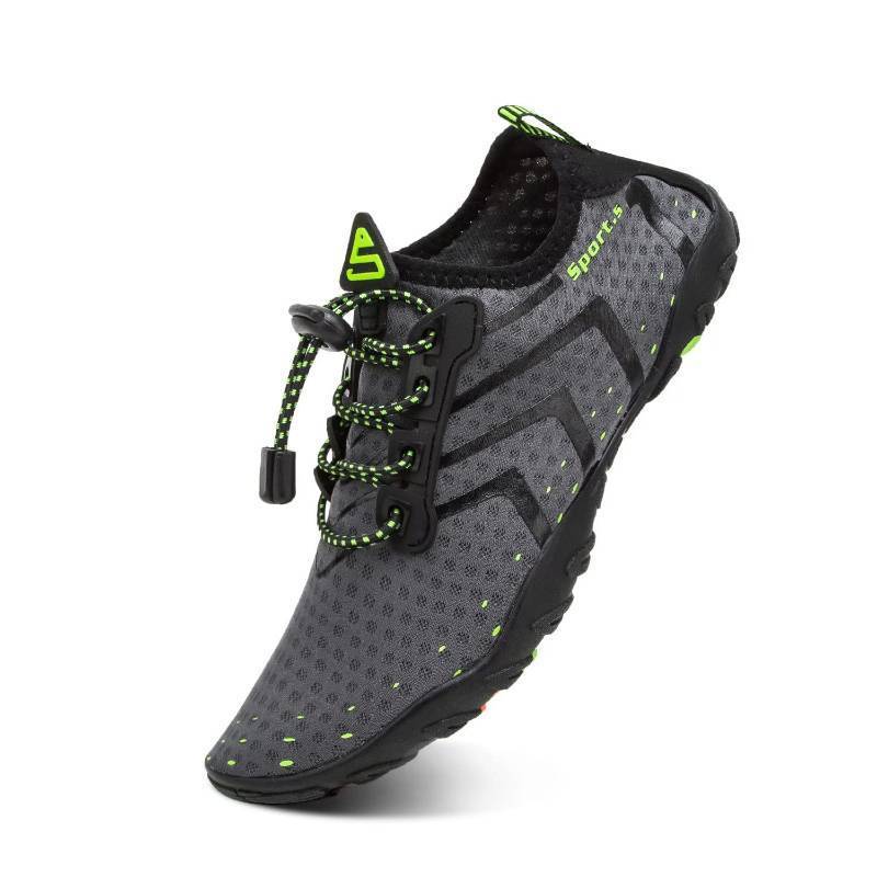 lot 62051 image: Water Shoes Mens Womens Swim Shoes Outdoor Beach Barefoot Quick-Dry Aqua Pool Socks Swimming Yoga Surfing Exercise(927Grey,36EU) - Retail $24