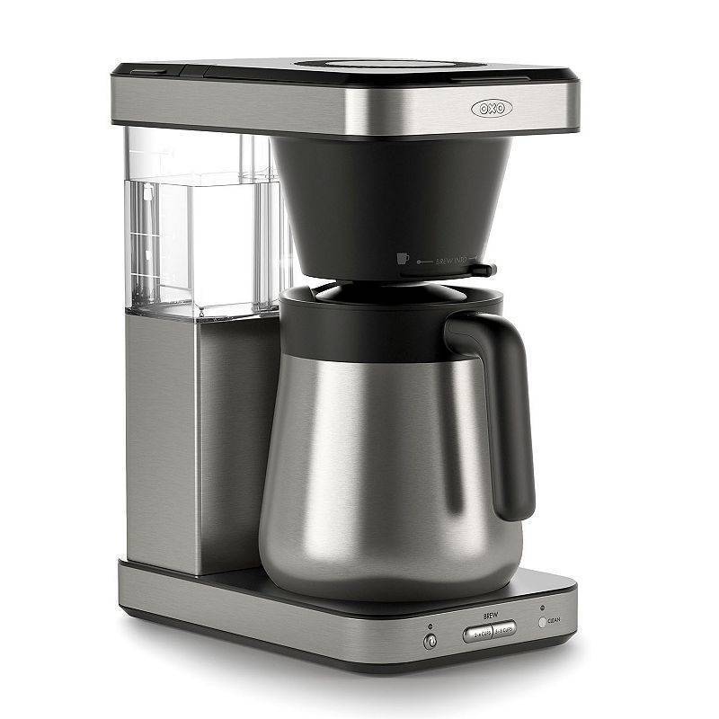 lot 15188 image: OXO Brew 8-Cup Coffee Maker - Single-Serve & Carafe, Thermal Stainless Steel, SCA Certified Exemplary Home Brew. - Retail $220
