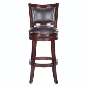 lot 4754 image: Safavieh Lazzaro 29 in. Swivel Bar Stool (See Details)- Retail $142