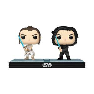 lot 4803 image: Funko POP Moments Star Wars Kylo and Rey Figure