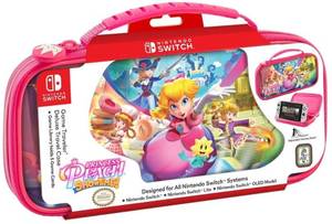 lot 4809 image: Game Traveler Deluxe Travel Case for Nintendo Switch - Princess Peach Showtime