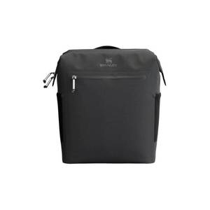 lot 4817 image: Stanley 20 Cans All Day Madeleine Midi Backpack Cooler - Jet Black Beverage Capacity 14.8L - Retail $102