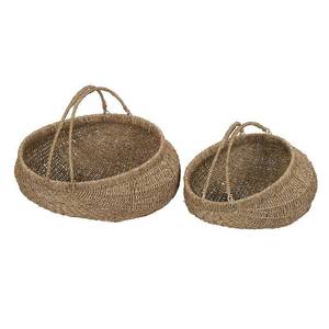 lot 6100 image: Household Essentials Seagrass Baskets Set of 2