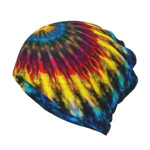 lot 7225 image: Tie Dye Mandalas Slouchy Beanie-Unisex