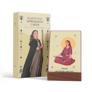 lot 10024 image: Affirmation Cards for Women 53 Daily Motivational Cards with Display Stand