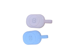 lot 10052 image: 2 Count of Charger for Apple Watch - Magnetic Fast Charger with USB-C & USB A, Portable 2 in 1 Charging Cable Compatible with Apple Watch Series 10987SEUltra (Pink and Blue)